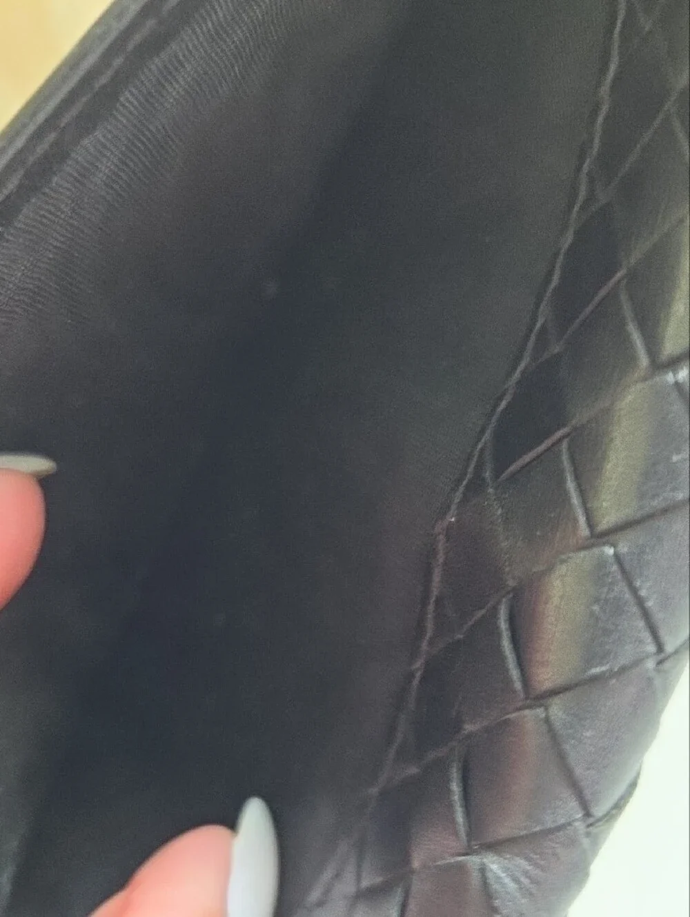 Bottega Veneta Black Intrecciato Leather Long Wallet